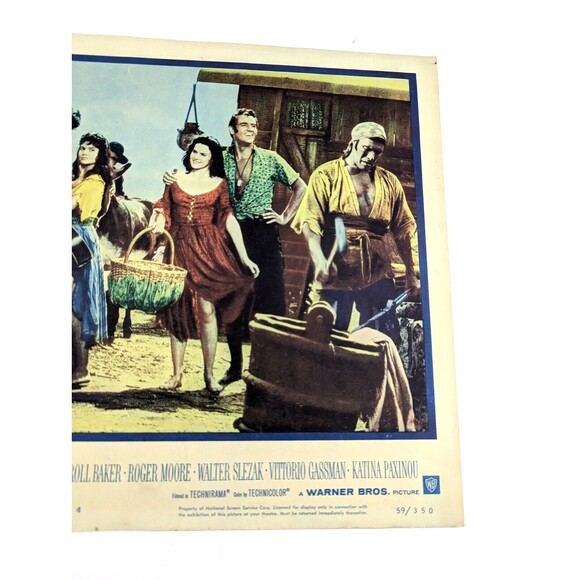 The Miracle 1959 Original Lobby Card Movie Poster War Carroll Baker‎ Roger Moore - Picture 5 of 8